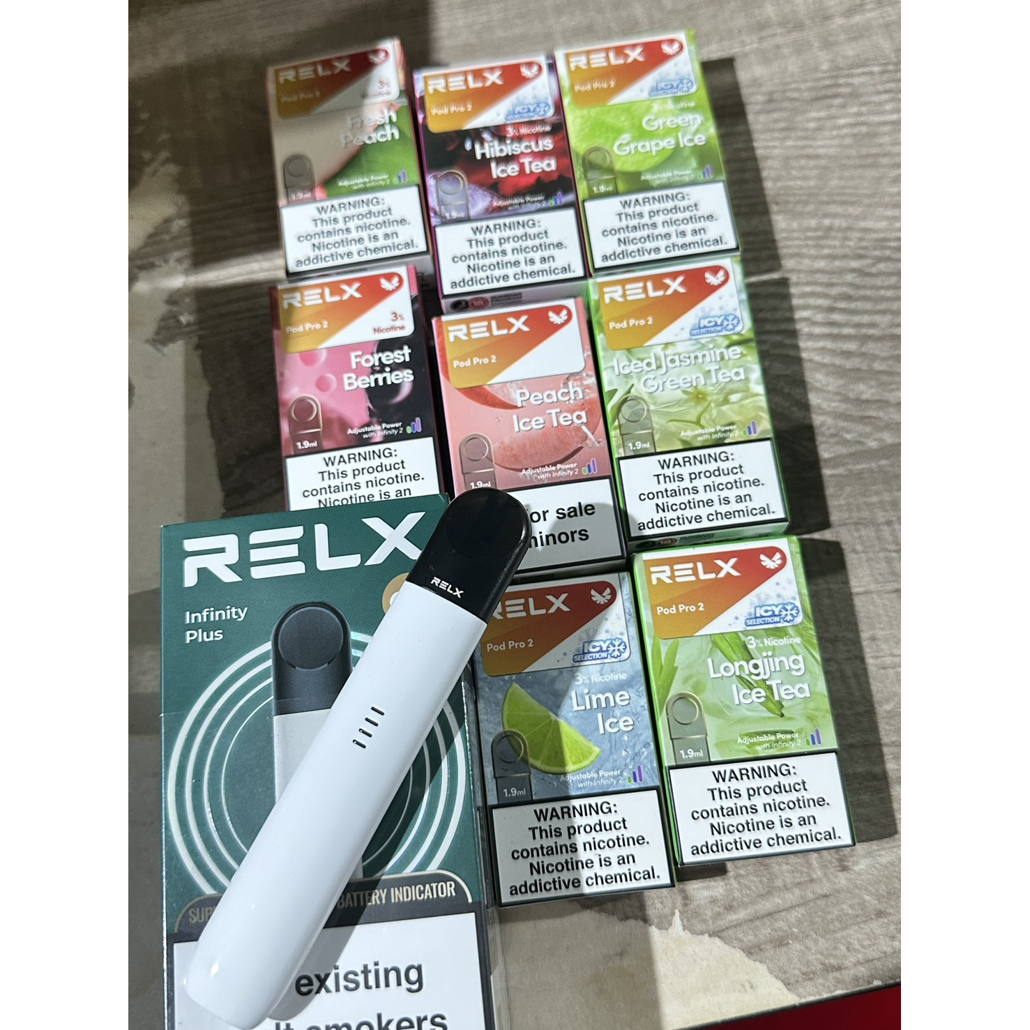 Relx Infinity 2 Plus悅刻無限六代彈（單顆裝）買5顆贈vaka五代1顆